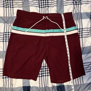 Burgundy Old Navy board shorts size 38